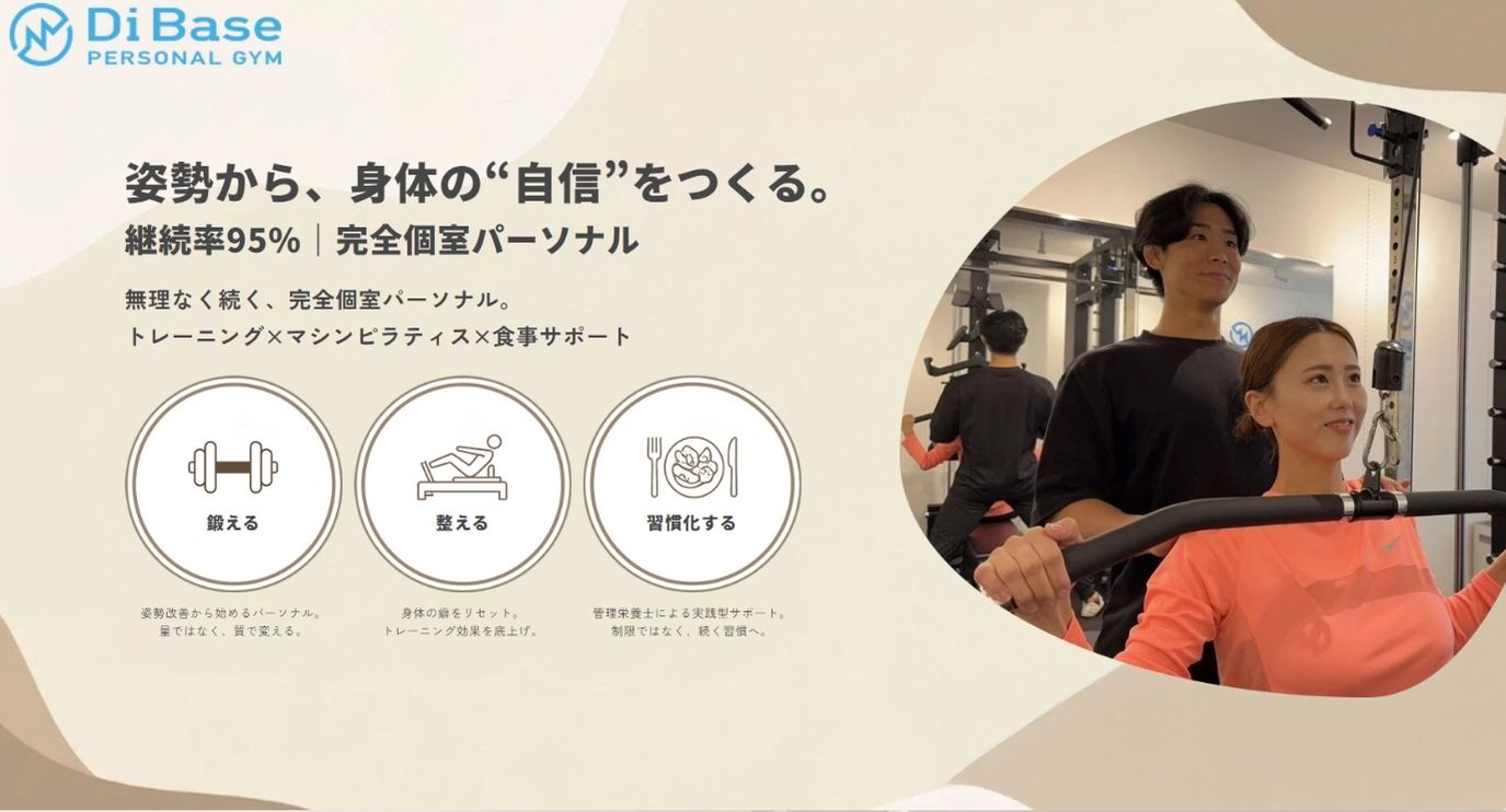 武蔵小山のパーソナルジム_PERSONALGYM Di Base 武蔵小山店
